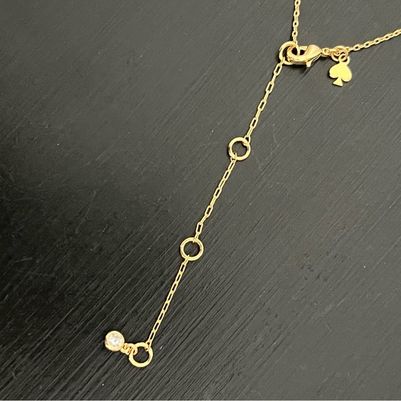 Kate Spade Heartful Necklace, Gold/ Silver NWT - Picture 3 of 5